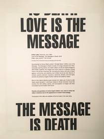 Love Is the Message, the Message Is Death (2016)