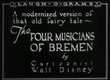 The Four Musicians of Bremen (1922)