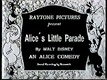 Alice's Little Parade (1926)