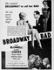 Broadway Bad (1933)