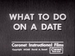 What to Do on a Date (1951)
