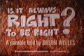 Is It Always Right to Be Right? (1970)